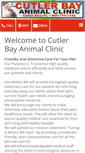 Mobile Screenshot of cutlerbayanimalclinic.com